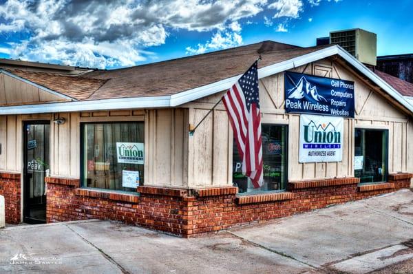 Our Location in Bridger Valley is at 20 feet east of the four-way stop in Urie.