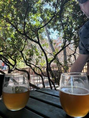 Octoberfest on the porch