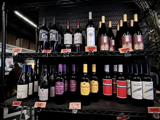 Wine selection