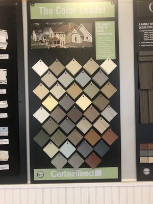 Vinyl siding colors