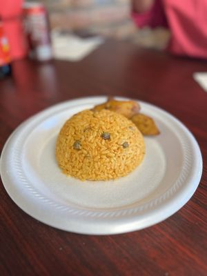 Yellow Rice and Peas and Plantains