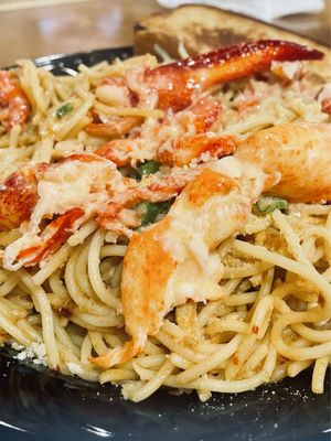 Lobster and Thai pasta