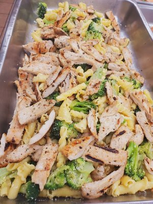 Chicken and broccoli