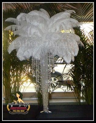 Feather Centerpieces