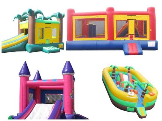 Bring some fun to your party with our incredible collection of Toddler Houses! Interactive combos, Tropical Playgrounds and various Combos!