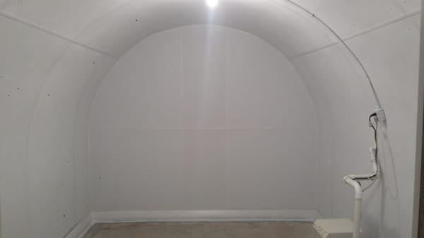 Bomb shelter that had brightwall installed