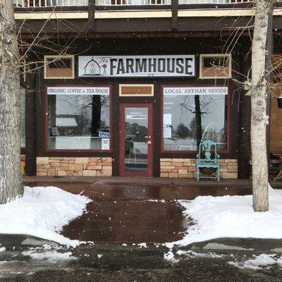 The Farmhouse! Boulder Organic coffee and Boulder Teahouse tea!