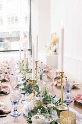 Beautiful table settings from Beth's inventory