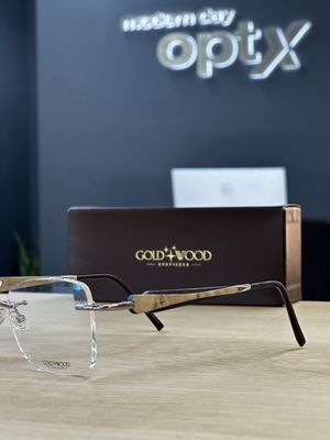 gold and wood eyewear - modern day optx - store New York