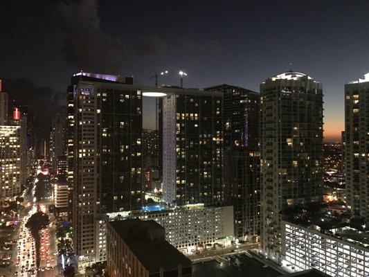 Brickell at night