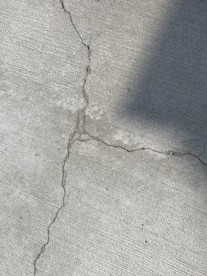 Cracks spreading