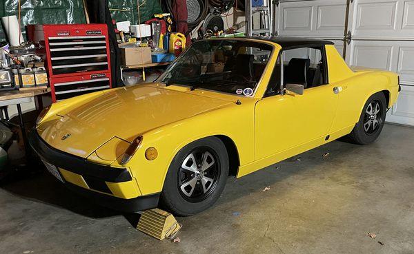 One happy Porsche 914, thanks to Ron's IBP Autosports!