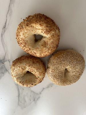 Onion & sesame bagels