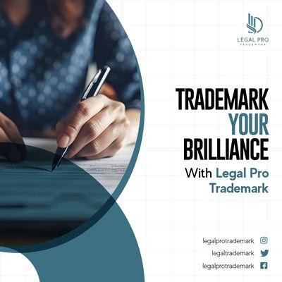 Don't let your genius go unclaimed!  

Legal Pro Trademark can help you secure your brand!