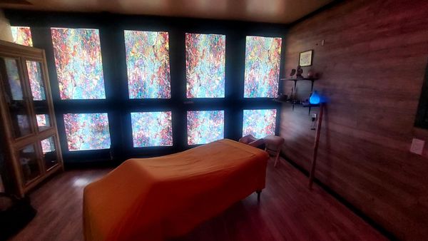 Relaxing room for excellent massage.  Total relaxation!