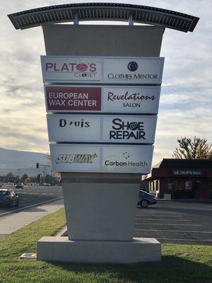 Plaza marquee sign on S. McCarran Blvd.