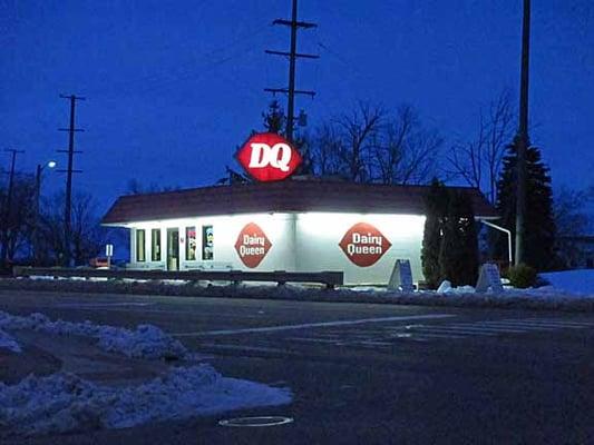 Open even in the winter. Go get your DQ fix!