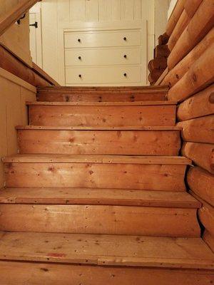 Plywood stairs