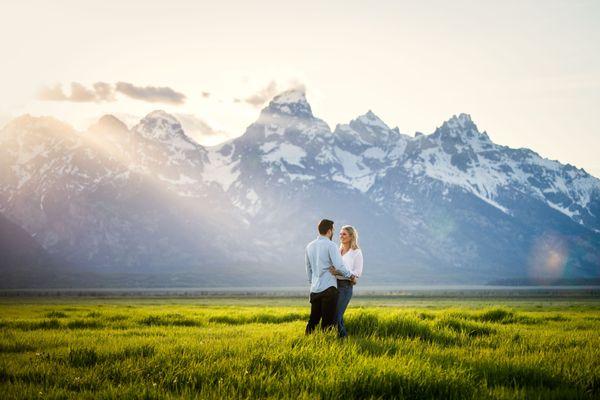 Jackson Hole Engagement Photographer