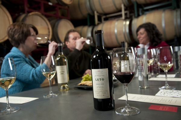 Tasting at Leto Cellars