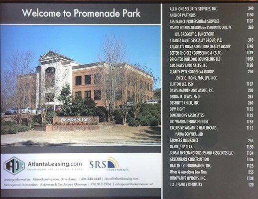 Promenade park "3915 cascade road"