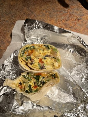 Walrus Wrap with scrambled eggs. AMAZING!!!!