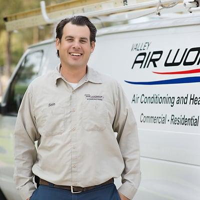 Seth is the owner/operator of Valley Air Works.  Honest, reliable, affordable A/C technician.