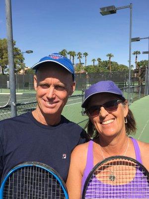 Melanie and Leif welcome you to Accelerated Tennis at Woodhaven