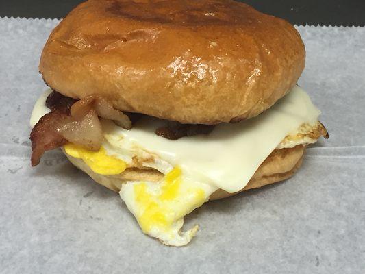 Bacon Egg and Cheese sandwich