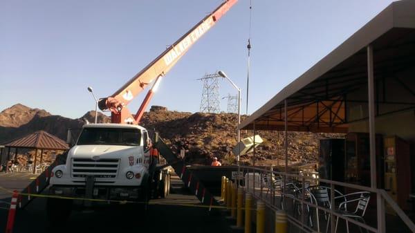 HVAC Install at Hoover Dam Gift Shop