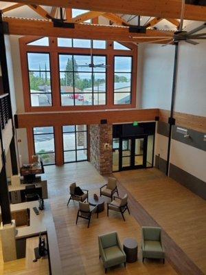 Lobby inside Capay Valley Health and Community Center.