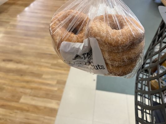 Famous apple cider donuts