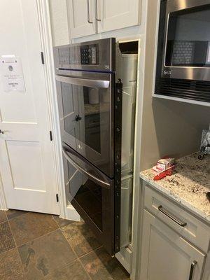 installed new oven