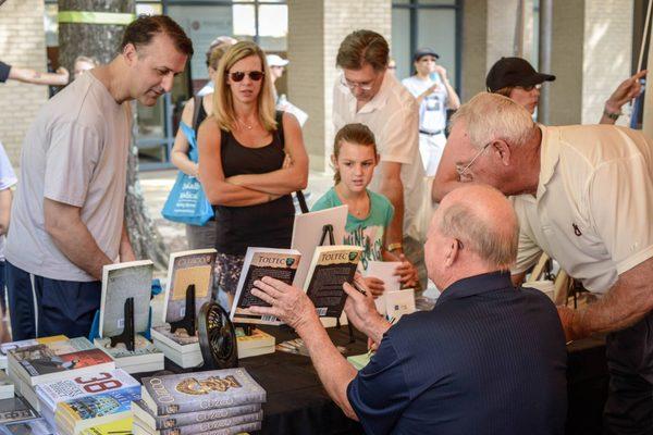 Deeds authors at the Decatur Book Festival