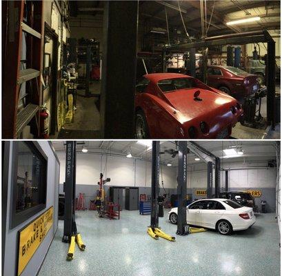 Before and After Garage Rehab