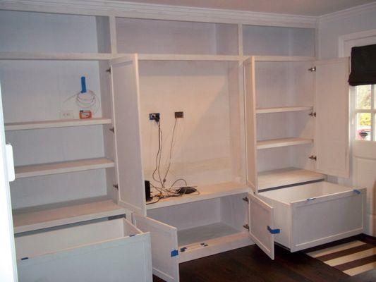 custom wall unit