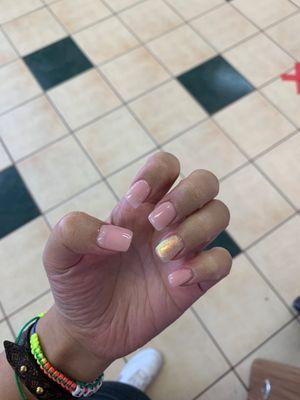 Acrylic full set with gel