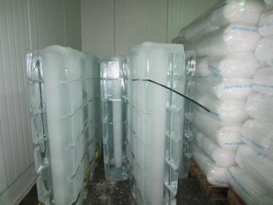 Block Ice is available for pick up in sizes from 10 lb. to 300 lb.!