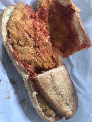 Chicken parm sub