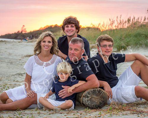 family beach portrait, Sullivan's Island, SC