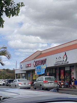 Valerio's is INSIDE of seafood city supermarket.