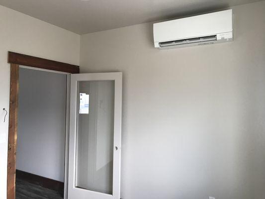 Mitsubishi M-series Ductless Mini-Split indoor head. A great way to add cooling to any room.