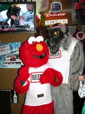 Elmo and the Beer Monster party at Beer on Clark