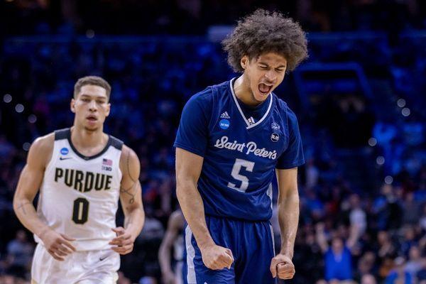 Saint Peter's upset Purdue during the team's magical run in 2022.