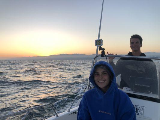 Sunset cruise out of Marina del Rey