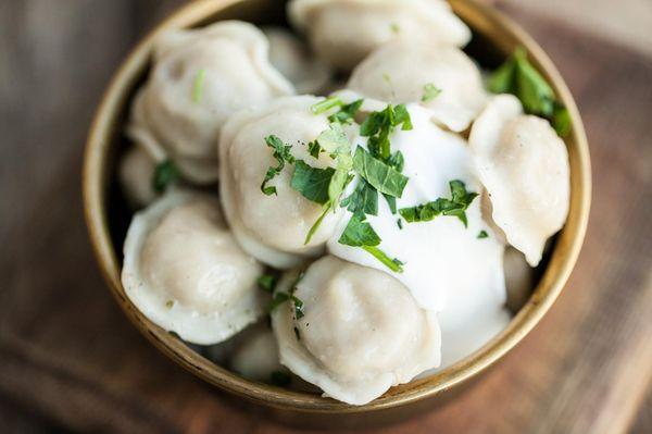 Our Russian style dumplings, Pelmeni, are perfect for any meal. Especially a cold New York City day!