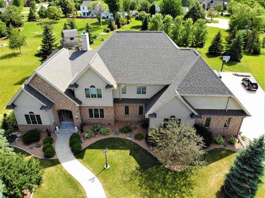 Malarkey Highlander Modified Ashalt, Smog Reducing Shingles Installed - Weatheredwood