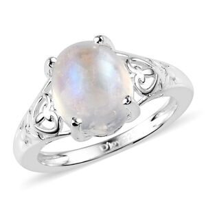 Moonstone Ring in Sterling Silver