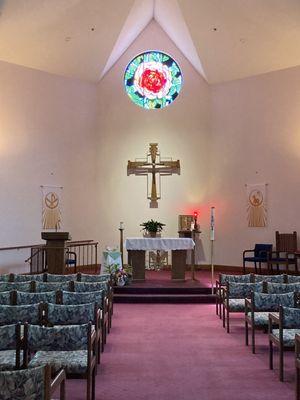 Inside the chapel