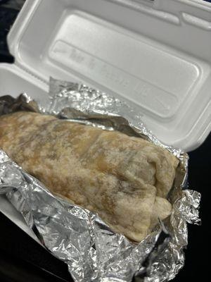 Steak burrito